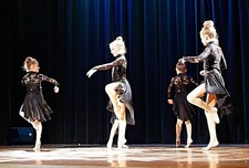 Lyrical/Jazz Girls Dance Black Dress Size 8