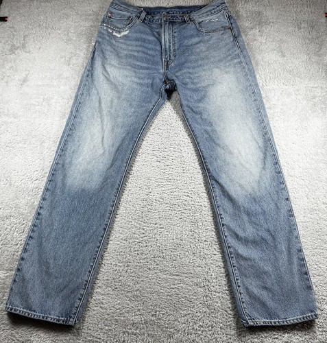 Levi's Premium 551 Jeans Lot Z Mens 33x34 (33x30) Distress Fade Whisker