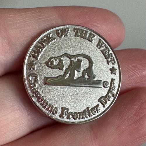 Bank of the West Cheyenne Frontier Days Souvenir Sponsor Lapel Pin