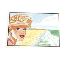 VINTAGE 1989 MATTEL FIGURINE PANINI BARBIE ALBUM STICKER NOS NEW OLD STOCK  150