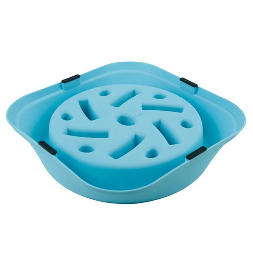 Dog Cat Bowl Slow Feeder Pet Bowl Anti Bloating Anti Slip Feet Feed Dish - Picture 5 of 8