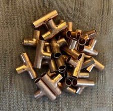 Johnson Controls 1/4-inch CxCxC Copper Tee Fitting (QTY 25)