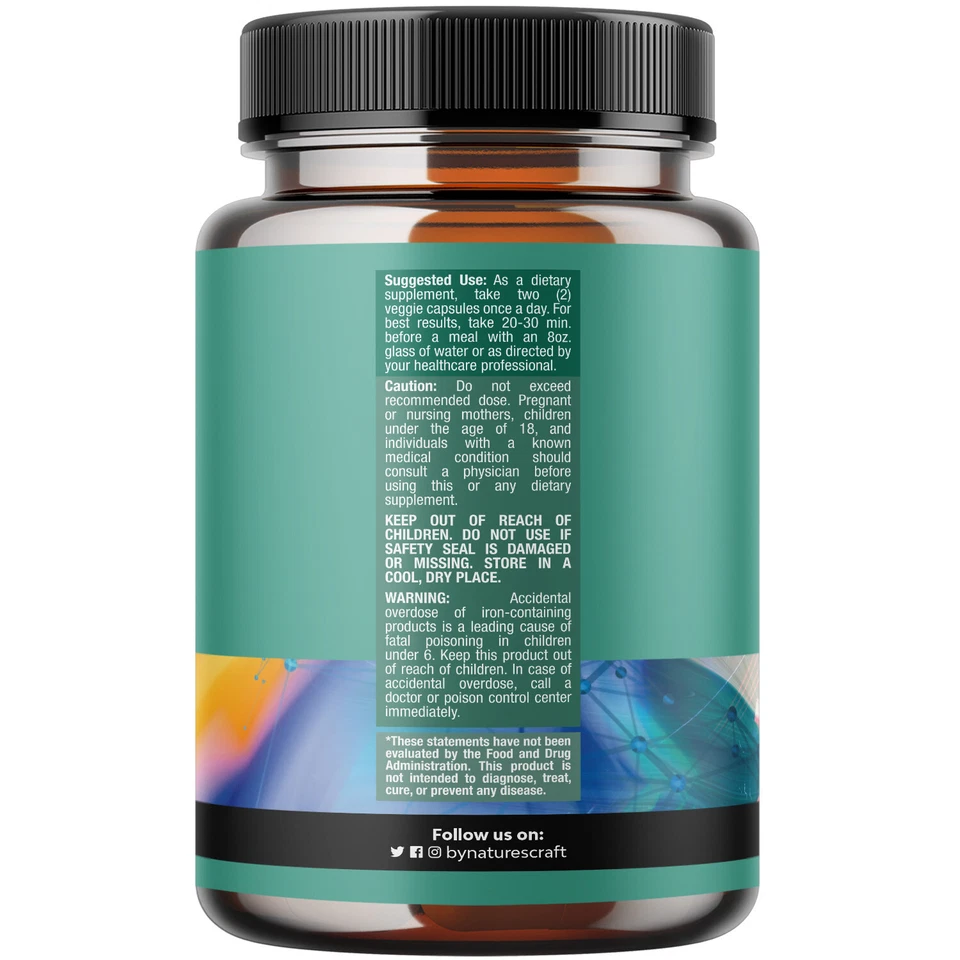 Advanced Brain Supplement for Memory and Focus - Nootropics Brain Support 60ct - Image 2 of 4