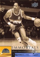 Alex English Immortals Upper Deck 2009 Basketball Card #254