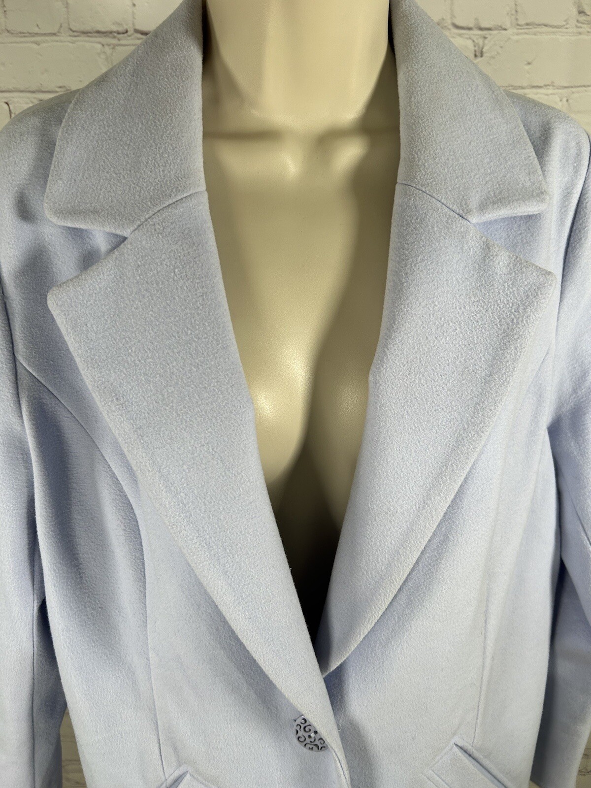 Chico’s Periwinkle Single Button Single Breasted … - image 8