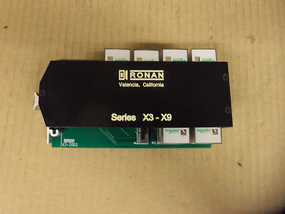 new RONAN SERIES X3-X9 DUAL ALARM MODULE X9-1001GP115VAC X3-2002 GS-D 