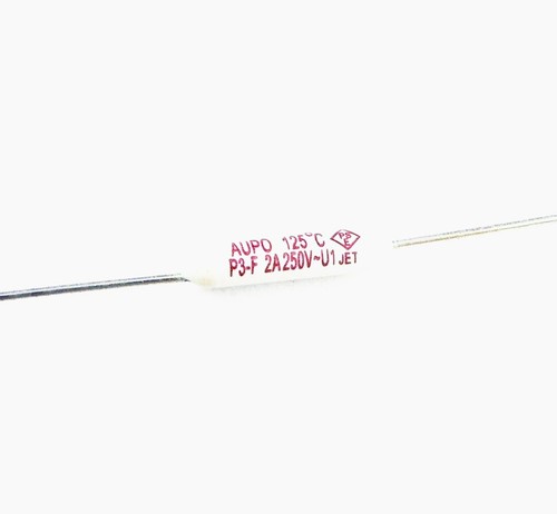 10 Stück A4-F Thermosicherung TF Cutoff 130C 130 Grad 2A 250V AUPO
