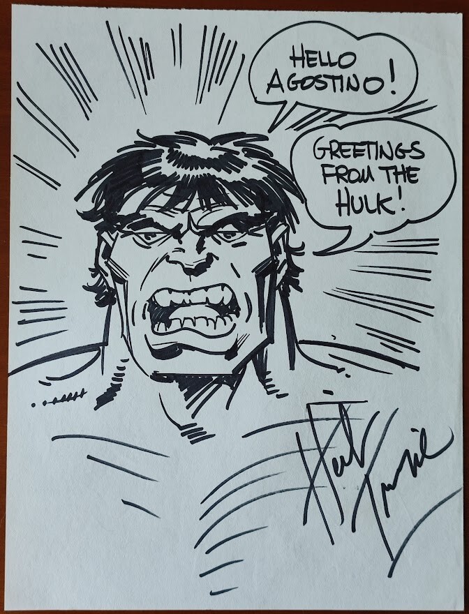 HERB TRIMPE ORIGINAL DESIGN INCREDIBLE HULK - ORIGINAL SKETCH INCREDIBLE HULK Comic Art