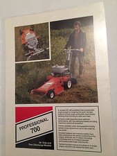 VICTA Mäher/Grasfräsen Professional 700 Original 80er Jahre Prospekt