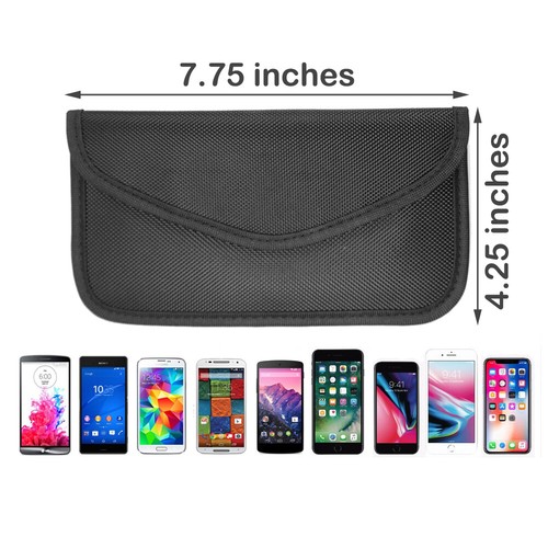 Anti-Tracking RFID Blocker Anti-Strahlung Etui Tasche/RFID Pass Nackenaufbewahrung - Bild 3 von 28
