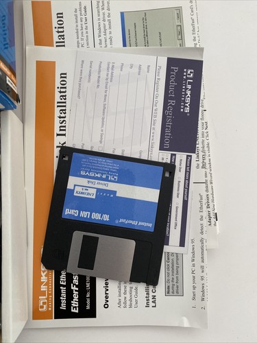 Linksys 10/100 LAN Card Ethernet Network Adapter Desktop LNE100TX ver. 5.1 NOS - Picture 3 of 4