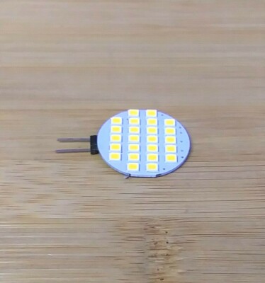 BBT Super Bright 12 VDC Warm White LED G4 (bi-pin) Light Bulb
