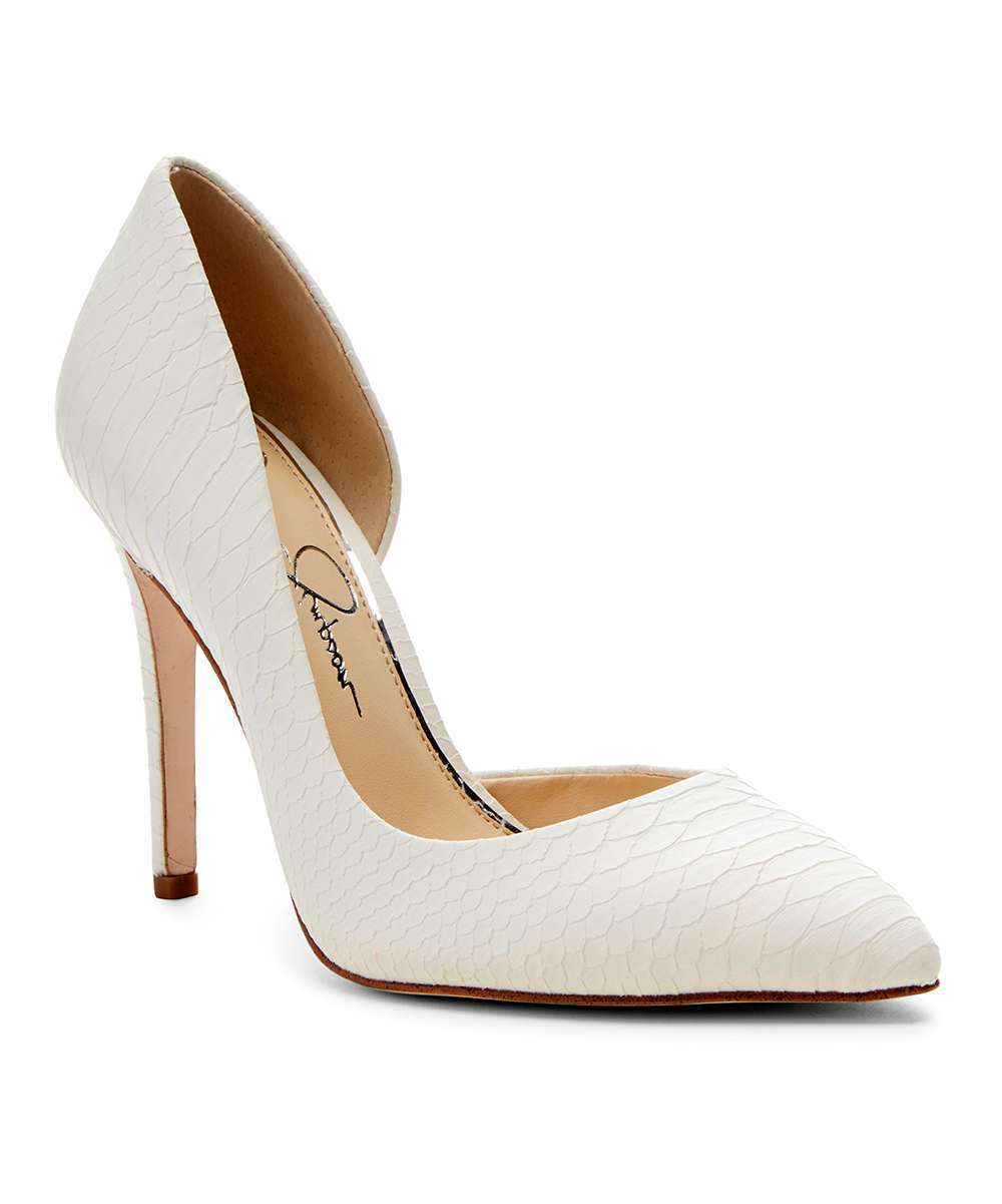 Jessica Simpson damen Pheona Leather Pointed Toe Classic, Powder, Größe 8.5 aiTn Jessica Simpson damen Pheona Leather Pointed Toe Classic, Powder, Größe 8.5 aiTn