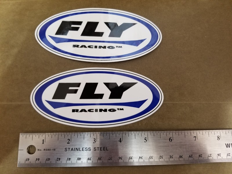 FLY RACING sticker decal motocross mx sx Vintage AHRMA gncc SUPERCROSS Atv FIM 