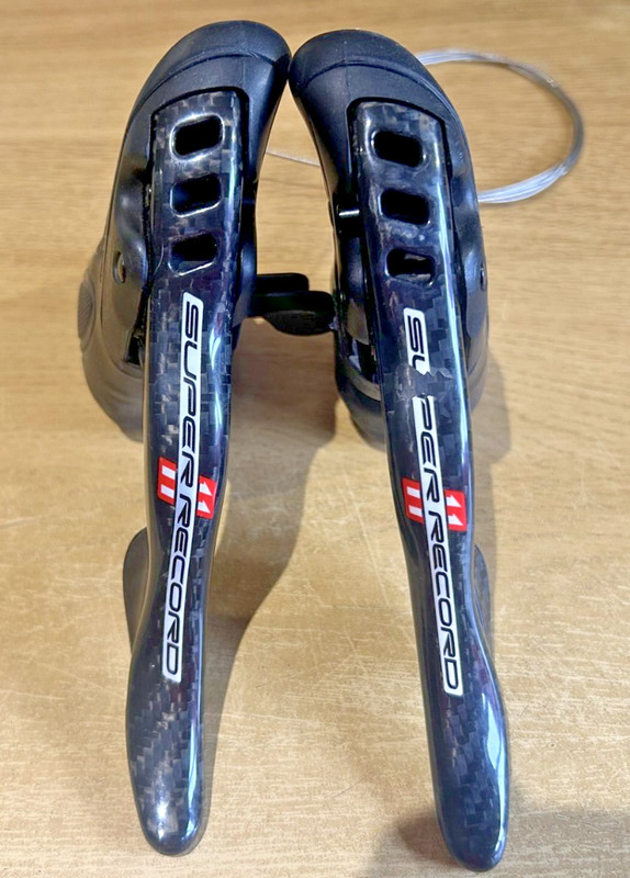 CAMPAGNOLO SUPER RECORD 11 SPEED LEVERS - Mechanical Shift & Rim Brake