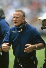 Washington DC Head coach Barry Switzer Dallas Cowboys looks on fro- Old Photo 1