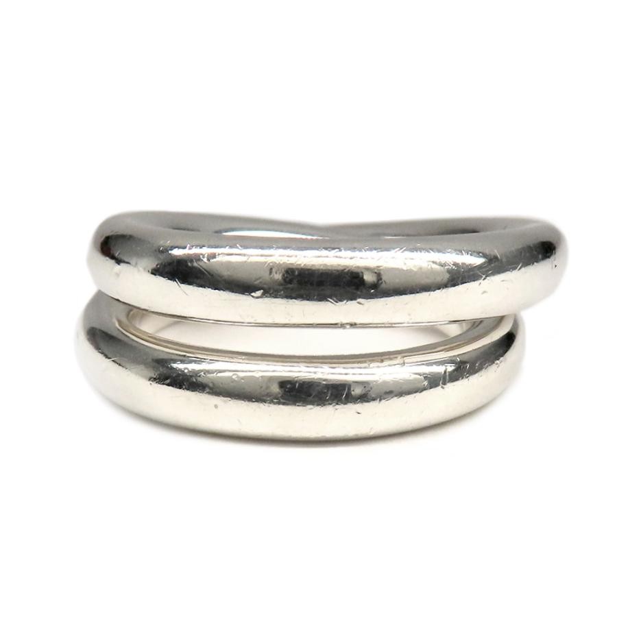 Hermes Vertige Ring Ag925 Silver 2021 #55 Unisex Jewelry