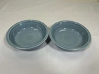 Homer Laughlin FIESTA Ware 7” Coupe Soup Cereal Bowl Periwinkle Blue (Set of 2)