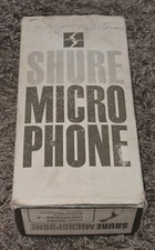 Vintage Shure 585 SAV Dynamic Unisphere A Microphone Mic w Cable IN ORIGINAL BOX