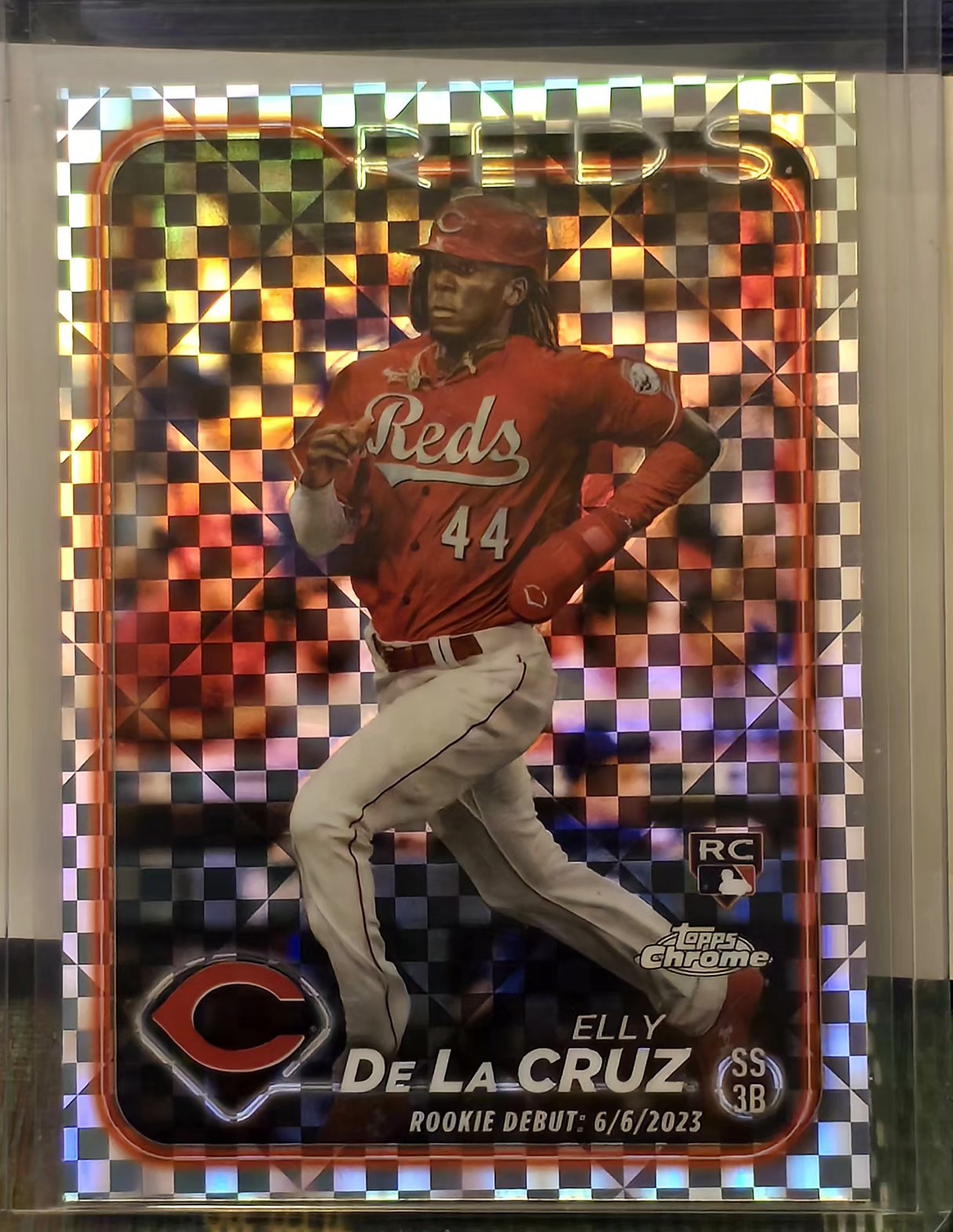 2024 Topps Chrome Update Series - Rookie Debut X-Fractor Elly De La Cruz #USC150