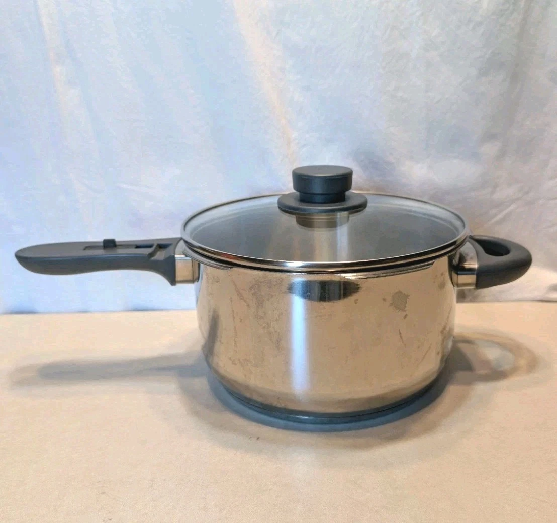 Transtherm WMF Pressure Cooker 4.5 Liter w/Glass Lid Germany No Pressure Lid
Opens in a new window o