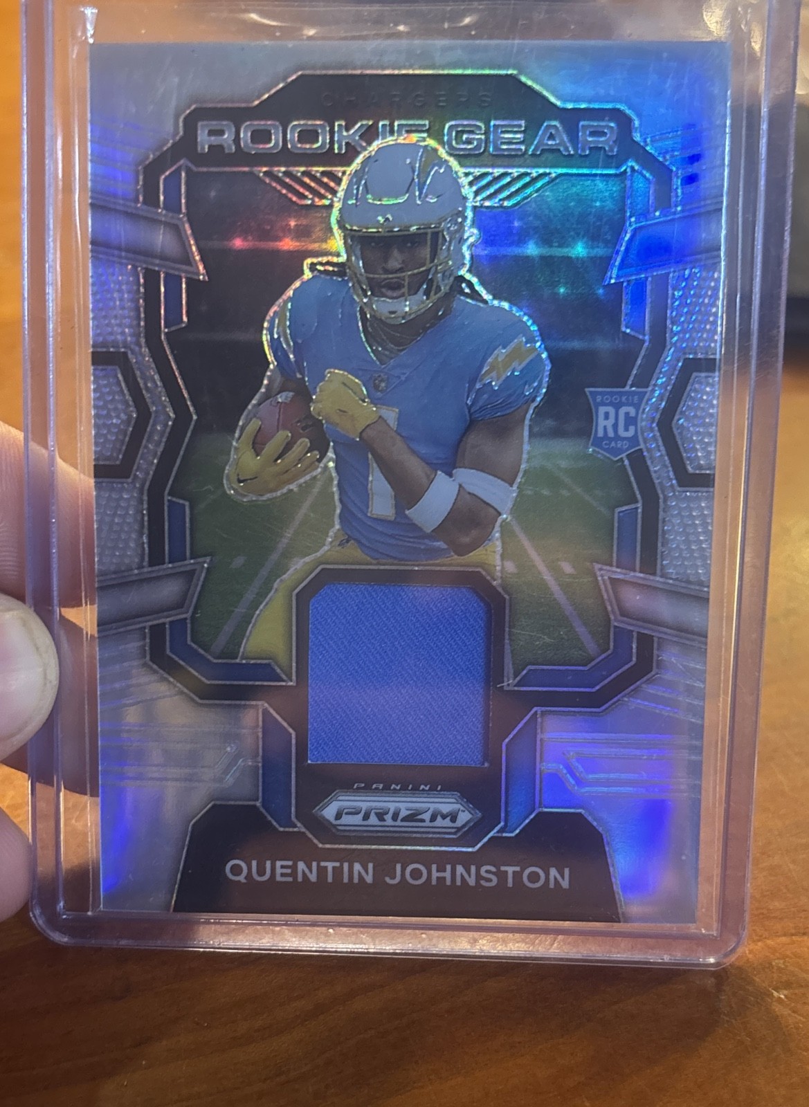 2023 Panini Prizm - Rookie Gear Quentin Johnston #RG-QJ (MEM, RC)