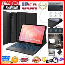 Trackpad Keyboard Case for Galaxy Tab S11 Ultra 2025 14.6 Inch with S-Pen Hol...