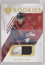 2018 Upper Deck Ultimate Collection Rookies 1/99 Max Lajoie #78 Patch Auto 0r4