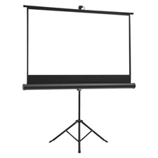 Portable 60-Inch Projector Screen with Stand, 16:9 HD Display