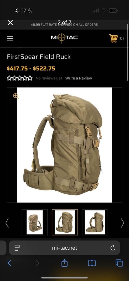First Spear Field Ruck | eBay