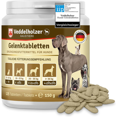 Veddelholzer VERGLEICHSSIEGER 2024 Hunde Gelenktabletten Mit Grünlippmuschel Hun