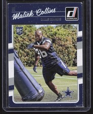 2016 Donruss #332 Maliek Collins RC Dallas Cowboys