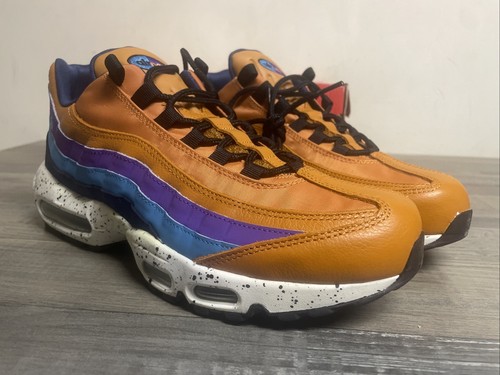 Nike Air Max 95 Monarch Orange Blue Sneakers Shoes 538416-800 Men's Size 10.5 - Bild 11 von 14