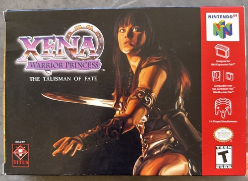 Nintendo 64 N64 Xena Warrior Princess Fate Original Box Manual Inserts Only 1996 - Picture 2 of 16