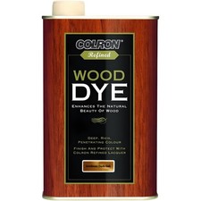 Colron Wood Dye 250ml Jacobean Dark Oak for Staining Interior Wood Finish