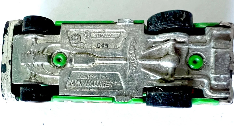 Hot Wheels De colección Mattel JACK HAMMER Verde 14 Buen Estado - Imagen 2 de 2