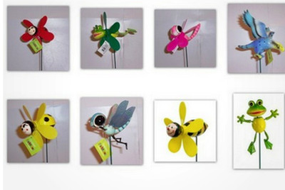 Fountasia Fun Spinner 2er Set versch. Designs - Frosch Marienkäfer Libelle Adler