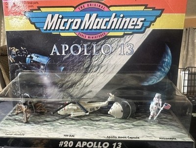 Micro Machines Set - APOLLO 13 Moon Capsule Space HH-53C Astronauts Lunar Module