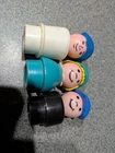 Vintage Lot of 3.. Fisher Price.. Little People.