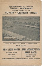 Doncaster Rovers v Grimsby Town (War League North Cup 27.01) 1944/1945