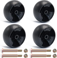 4-Pack 5'' Mower Deck Wheel Kit for MTD  Cub Cadet - Durable Replacement