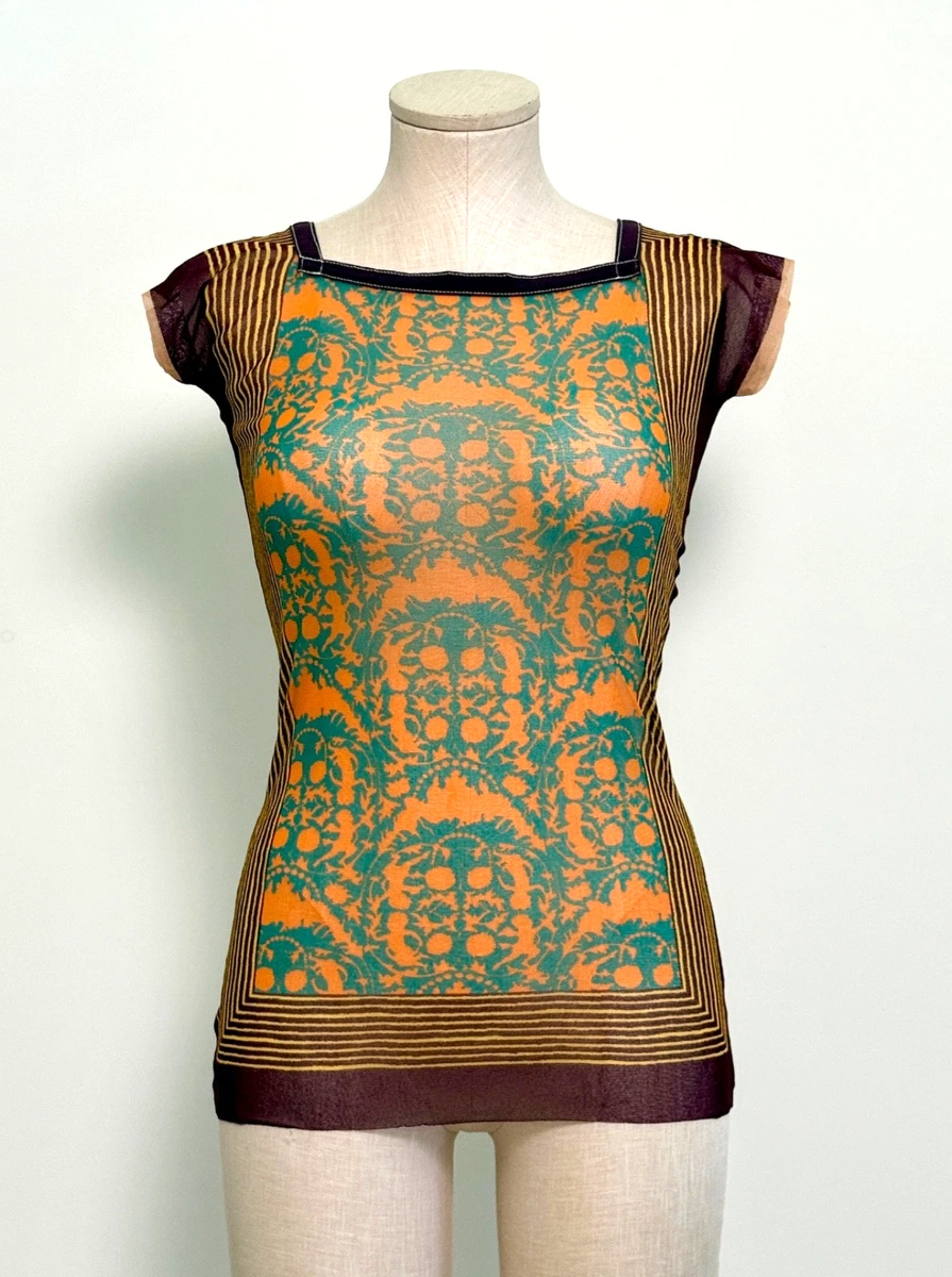 Mesh Vintage Tops for Women for sale | eBay