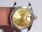 VINTAGE ROLEX DATEJUST OYSTER PERPETUAL 25mm WOMANS WRISTWATCH. PARTS/REPAIR. 91