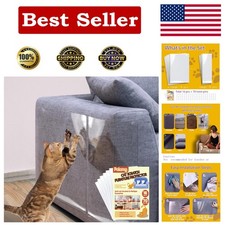 Invisible Anti-Scratch Protector - Heavy-Duty Adhesive Tape for Cats - 16 Sheets
