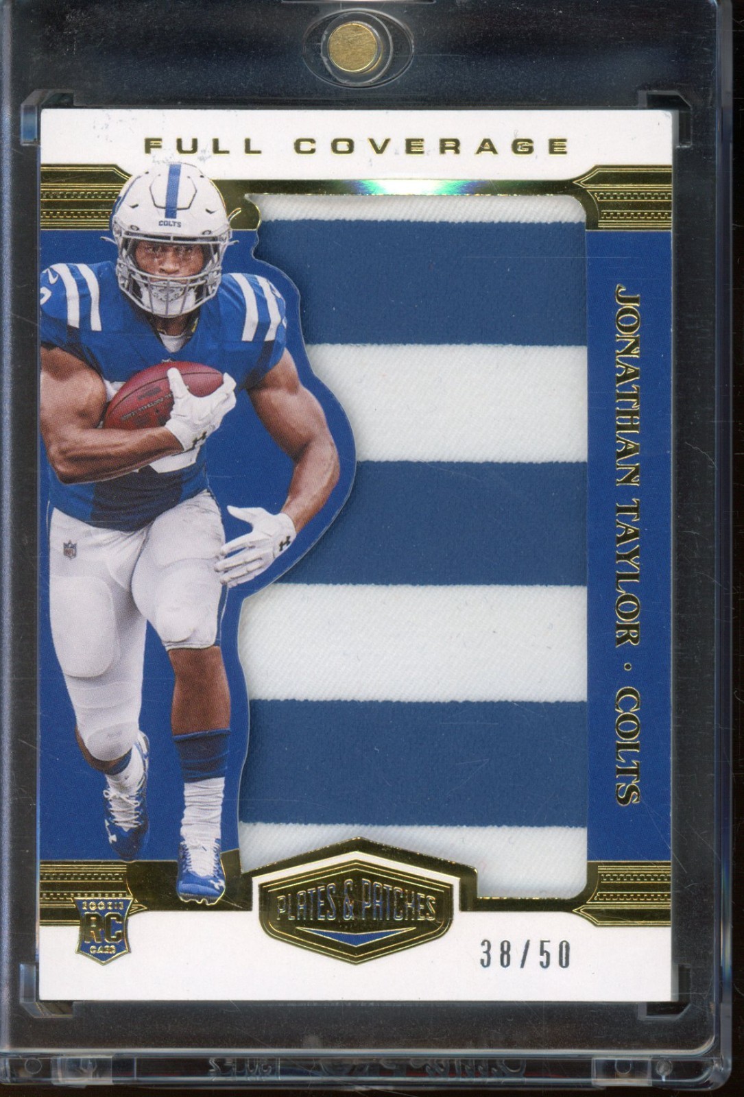 Jonathan Taylor Panini Plates & Patches Full Coverage Memorabilia #FC18 Base