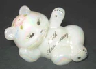 Fenton Iridescent Bear 25th Anniversary draw me like one of your French girls