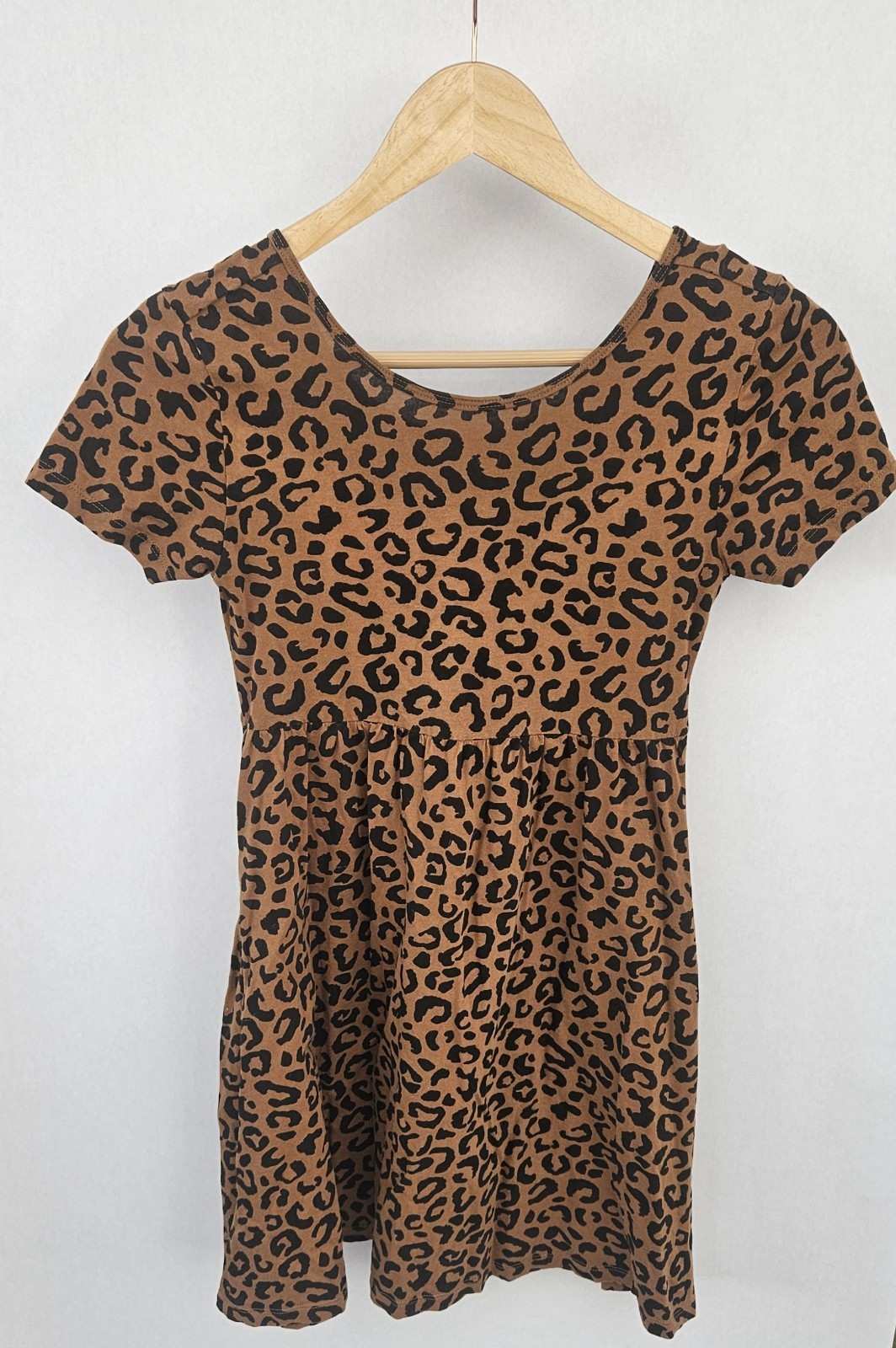 Girls Old Navy Leopard Print Sun Dress, Size 10/12