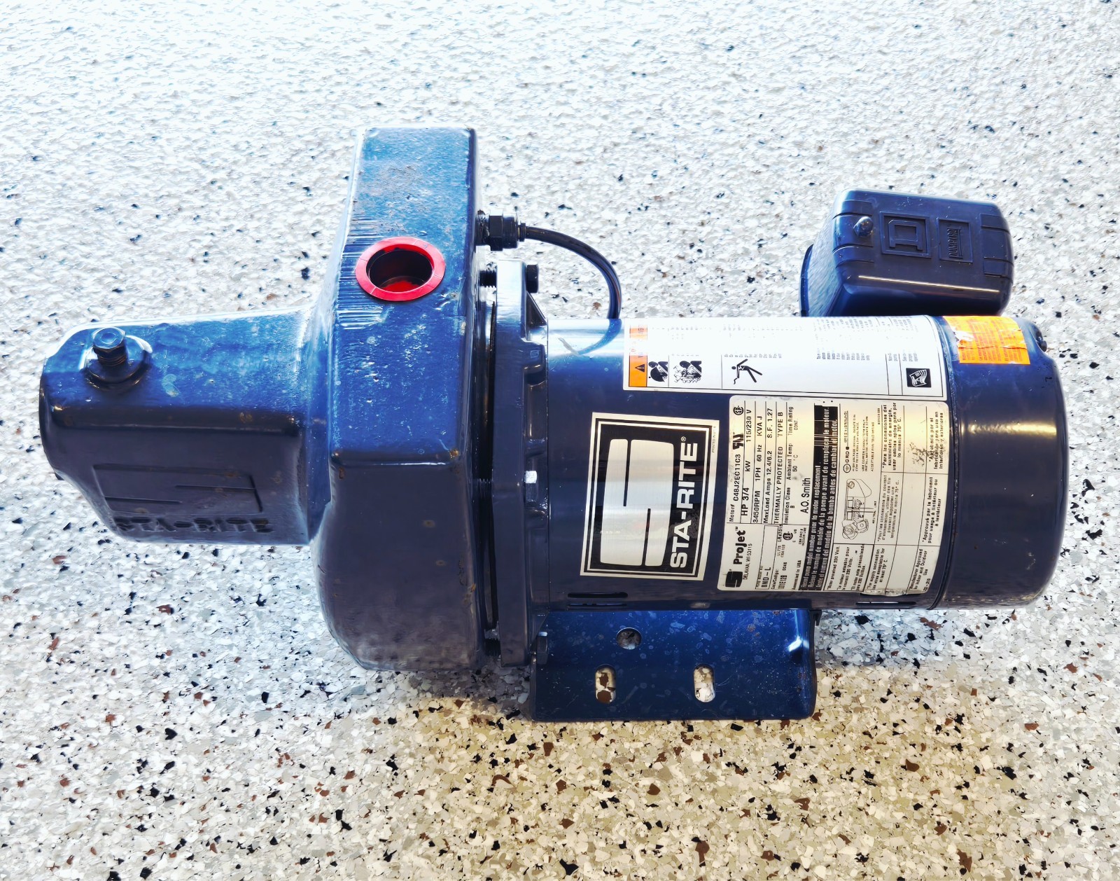 STA-RITE ProJet Model SND-L, 3/4HP Shallow Well Water Pump, New