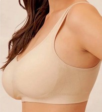 Truekind Women's Size M Nude Daily Comfort Wirefree Adjustable Strap Shaping Bra