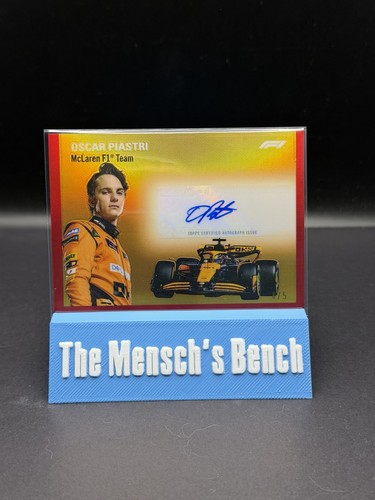 Oscar Piastri #1954-PIA 2024 Topps Chrome Formula 1 1954 Signatures card